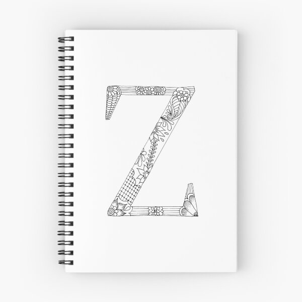 Item preview, Henna Alphabet Z / Henna Letter Z - Black Henna Line Art designed and sold by Mrs-PenLine.