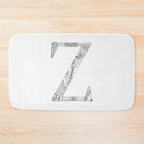 Item preview, Henna Alphabet Z / Henna Letter Z - Black Henna Line Art designed and sold by Mrs-PenLine.