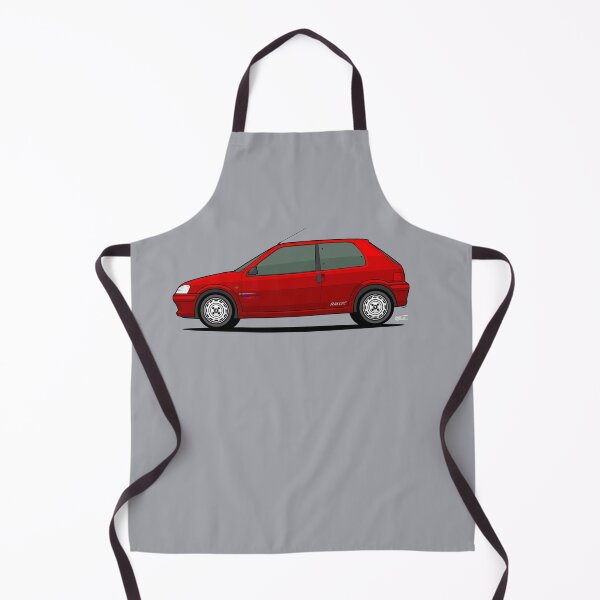 Item preview, S2 Peu geot 106 Rallye Single Illustration - RED designed and sold by RJWautographics.