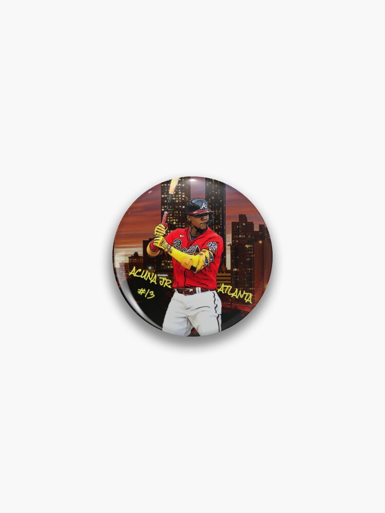 Ronald Acuna Jr. #13 Atlanta Skyline Phone Case | Sticker