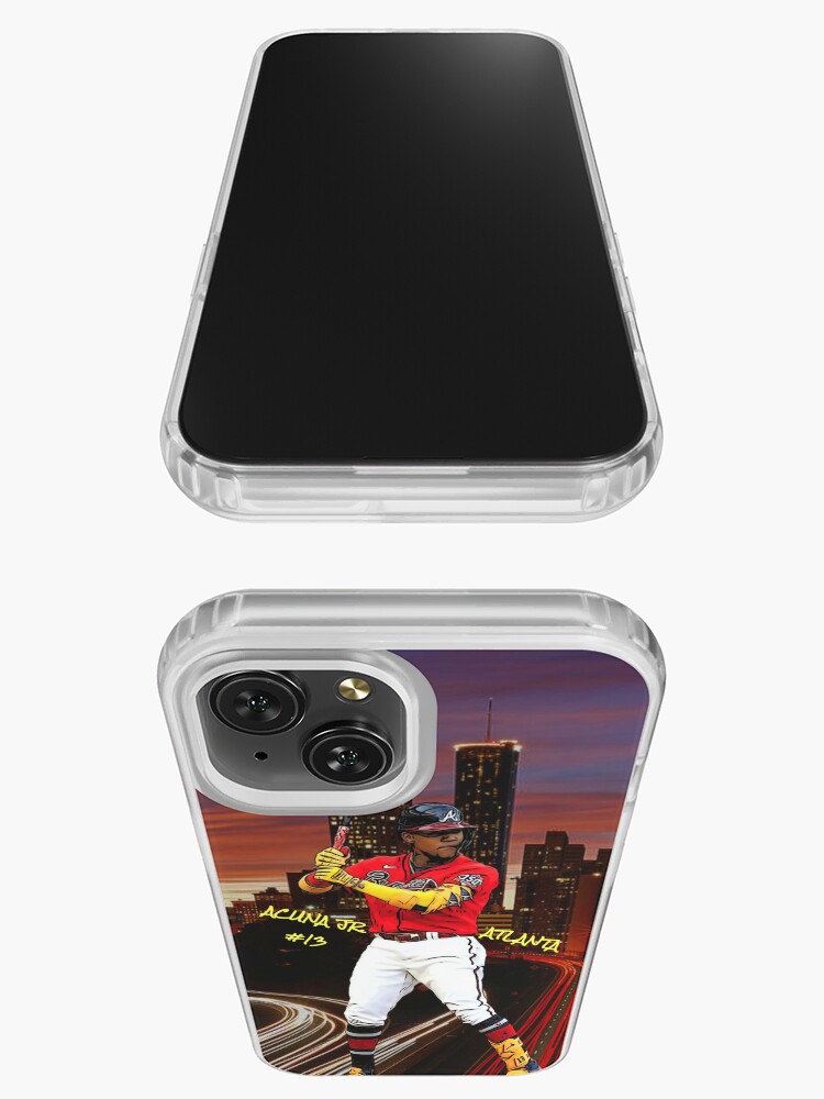 Ronald Acuna Jr. #13 Atlanta Skyline Phone Case Sticker for Sale