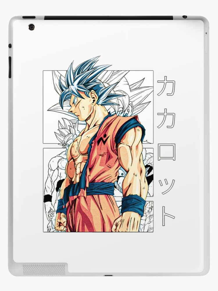 Split SSJ God Goku Painting, Framed Art Poster