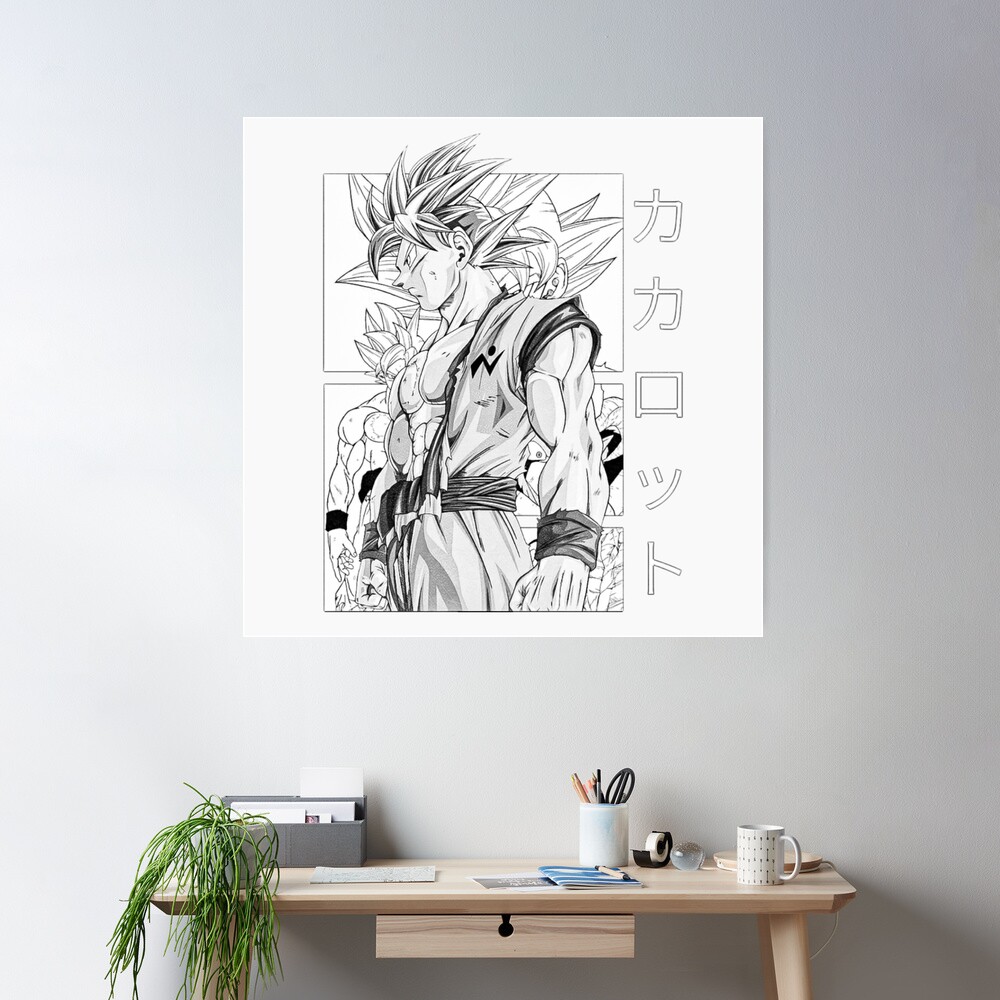 Dragon Ball Super Shonen Anime Kakarot Manga Panel Art B&W Canvas sold by  DanieCunha | SKU 40883863 | Printerval