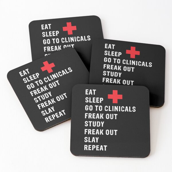 Item preview, Funny NURSE Eat Sleep Go To Clinicals Repeat Cool Nurse Life, Funny & Cool NURSES Life Gift designed and sold by Rachiirt.