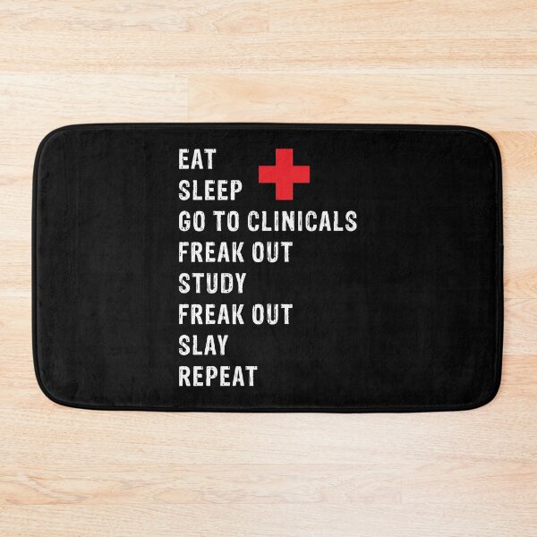 Item preview, Funny NURSE Eat Sleep Go To Clinicals Repeat Cool Nurse Life, Funny & Cool NURSES Life Gift designed and sold by Rachiirt.