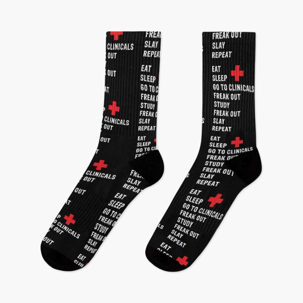 Item preview, Funny NURSE Eat Sleep Go To Clinicals Repeat Cool Nurse Life, Funny & Cool NURSES Life Gift designed and sold by Rachiirt.