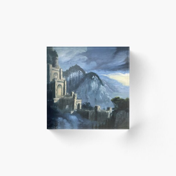 Item preview, Kaer Morhen Oil Painting designed and sold by Player1Painter.