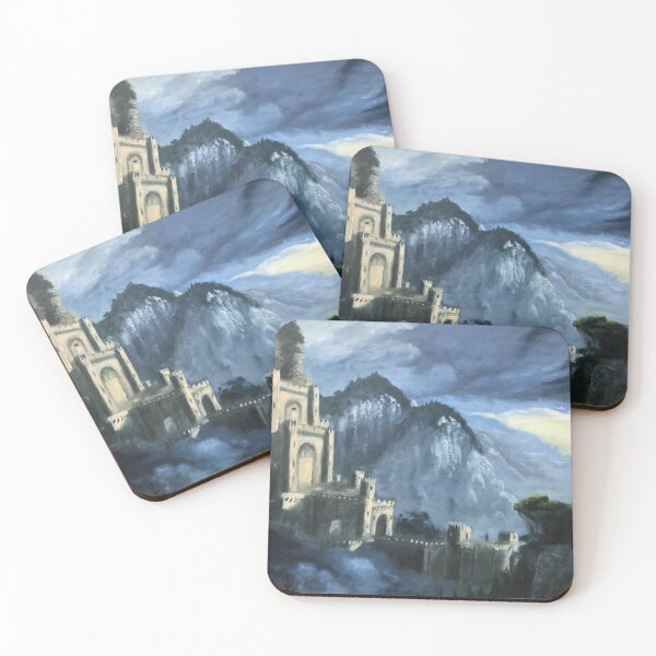 Item preview, Kaer Morhen Oil Painting designed and sold by Player1Painter.