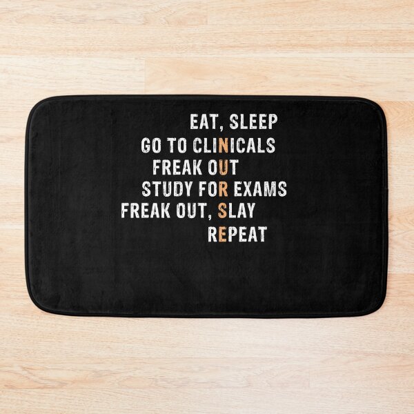 Item preview, Funny NURSE Eat Sleep Go To Clinicals Repeat Cool Nurse Life, Funny & Cool NURSES Life Gift designed and sold by Rachiirt.
