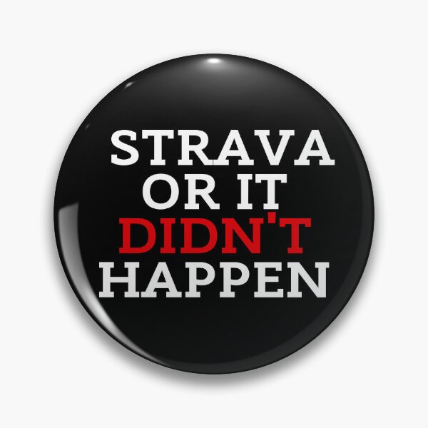 Item preview, Strava Or It Didn't Happen Black Background designed and sold by ZestyFruit.
