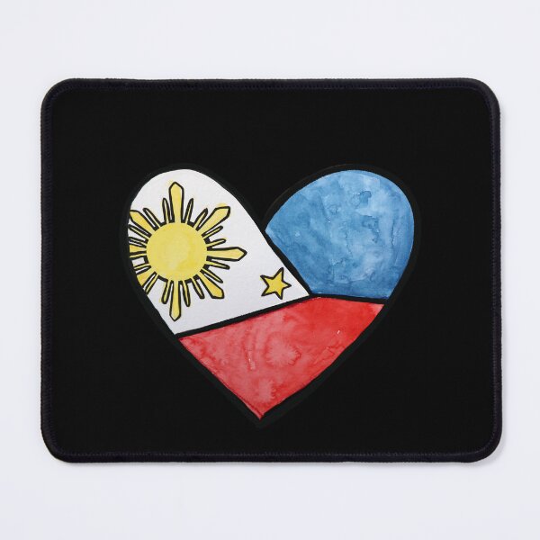 Item preview, Philippines Flag Heart designed and sold by FrictionMaxxing.