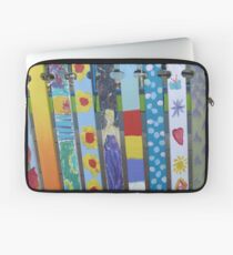Weinlese-moderner Palisadenzaun Laptoptasche