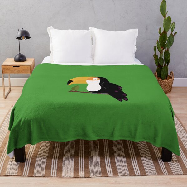 Item preview, Fun tucan bird with large yellow beak sitting in a tree designed and sold by marina63.
