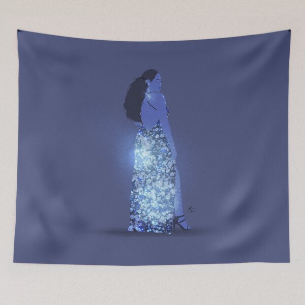 Item preview, Elegant blue dress designed and sold by Rickard Bengtsson.