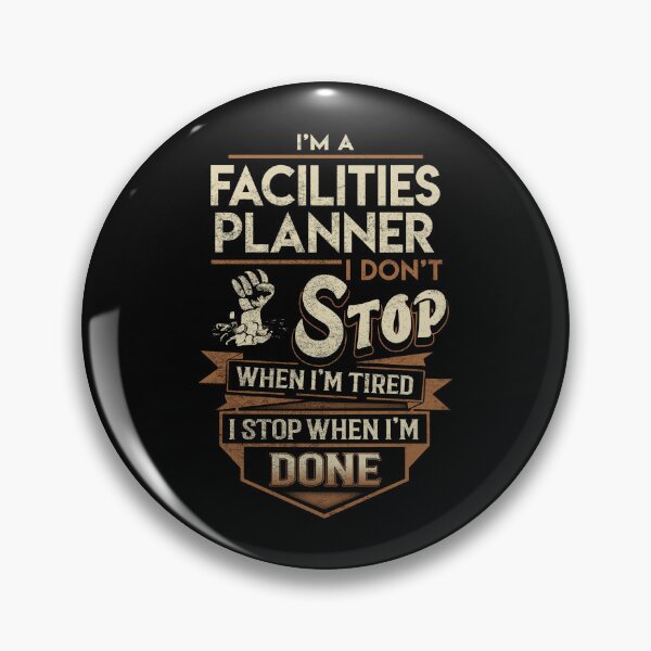 Item preview, Facilities Planner T Shirt - I Stop When Done Job Gift Item Tee designed and sold by paneczkopat.