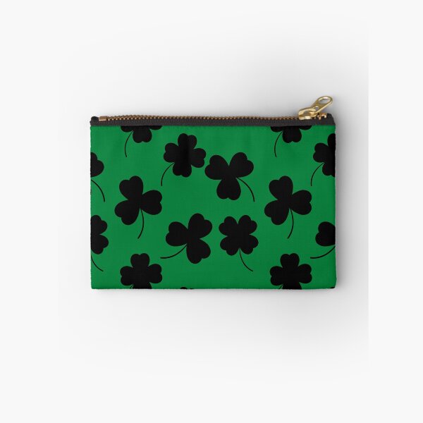 Item preview, Black and Green Shamrock Pattern designed and sold by monrigdesigns.
