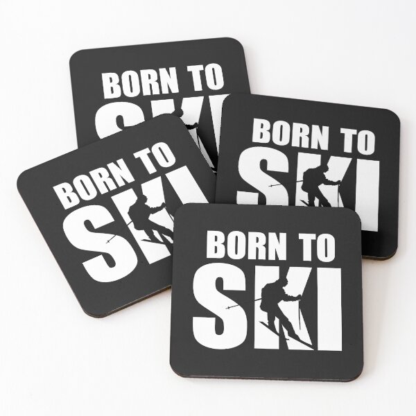 Item preview, BORN TO SKI designed and sold by MangaSports.