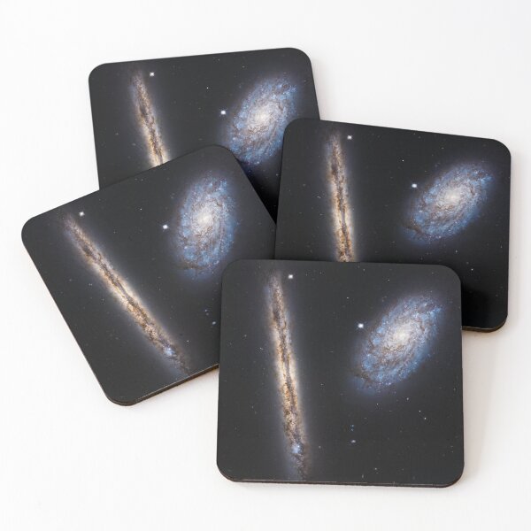 Item preview, NGC 4302 and NGC 4298 - A close galactic pair (constellation of Coma Berenices) designed and sold by Raureif.