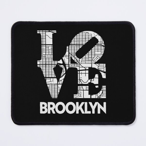 Item preview, Love Brooklyn City Map From Brooklyn NY 718 designed and sold by pixeljamz.