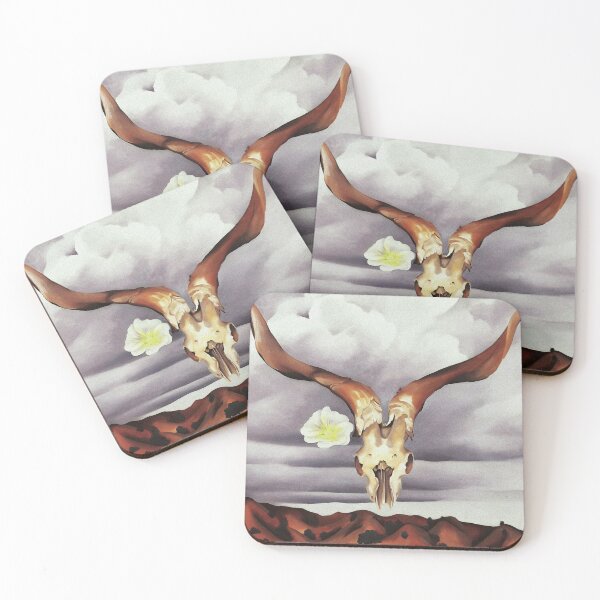 Item preview, O'Keeffe Ram's Head White Hollyhock Hills Paintings designed and sold by Artone369.
