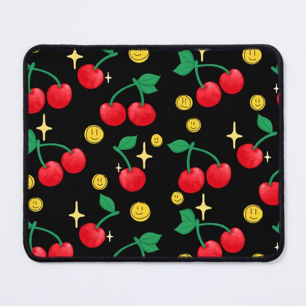 Item preview, Smily faces & Cherries ~ Cute pattern designed and sold by samejane.