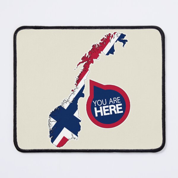 Item preview, Norway - You Are Here designed and sold by alessionastro.