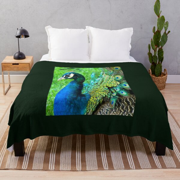 Item preview, Peacock Side View, Teal Peacock Sideview designed and sold by DiensDesign.