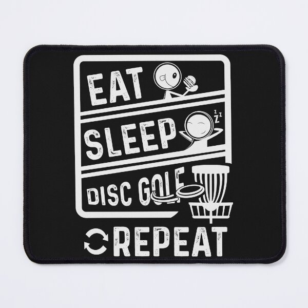 Item preview, Funny Disc Golfing T-Shirt: Eat, Sleep Disc Golf Repeat designed and sold by Funny-Tees4U.