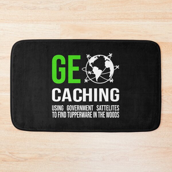 Item preview, Geocaching Geocache design with funny saying satellites designed and sold by ArtistMadness84.
