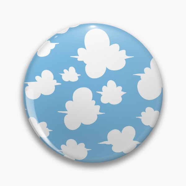 Item preview, Happy Fluffy Clouds Pattern designed and sold by SubtleSplit.