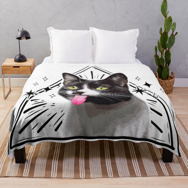 Item preview, Zen Cat - Chill out - RELAX - free your mind - spiritual awakening Cute Kitty Cat - AWOKE cat designed and sold by originalsusie.