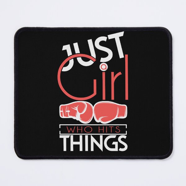 Item preview, Just a Girl Who Hits Things, Boxing Lover,  designed and sold by OB-Store.