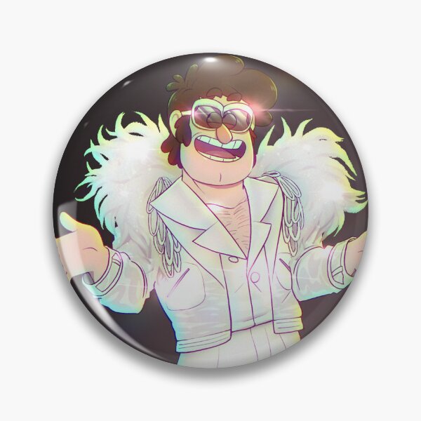Item preview, Elton!Ford in white designed and sold by LemonDrizzleArt.