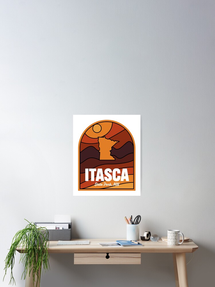 Thumbnail 2 von 3, Poster, Itasca State Park Minnesota designt und verkauft von HalpinDesign.