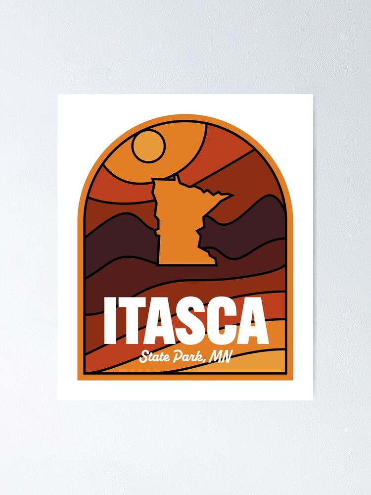 Thumbnail 1 von 3, Poster, Itasca State Park Minnesota designt und verkauft von HalpinDesign.