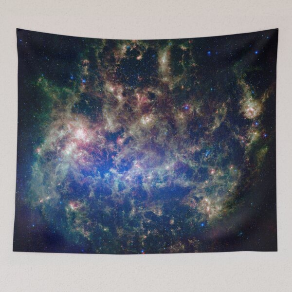 Item preview, Large Magellanic Cloud in the Infrared (constellation of Dorado) designed and sold by Raureif.