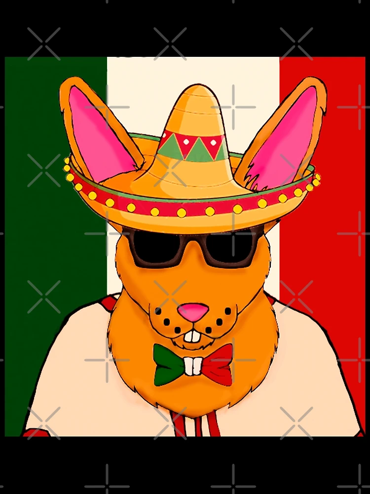 Thumbnail 3 of 3, Scarf, Mexican Rabbit designed and sold by Coelho Branco - Tryperborea.