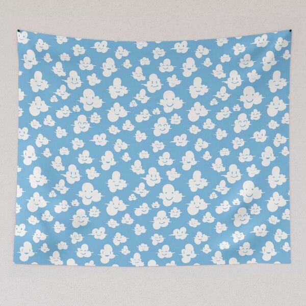 Item preview, Happy Little Clouds Pattern designed and sold by SubtleSplit.