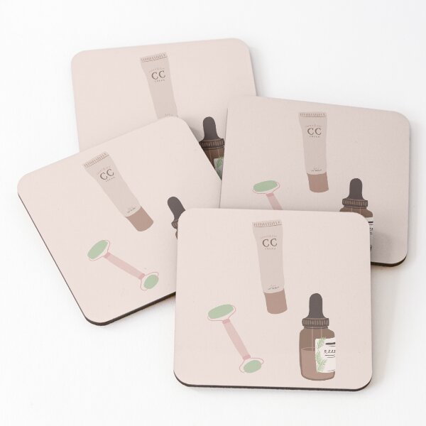 Item preview, Sunday Skincare Items - Jade Roll, Oil + CC Cream - Self Care Collection  designed and sold by Elena González Álvarez.