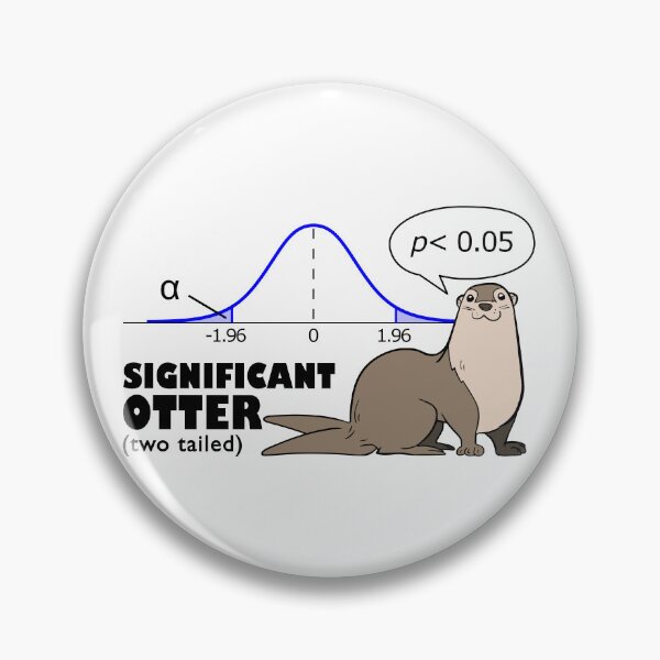 Item preview, Significant otter (two tailed) - on white designed and sold by Groenendijk.