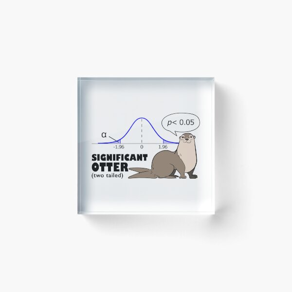 Item preview, Significant otter (two tailed) - on white designed and sold by Groenendijk.