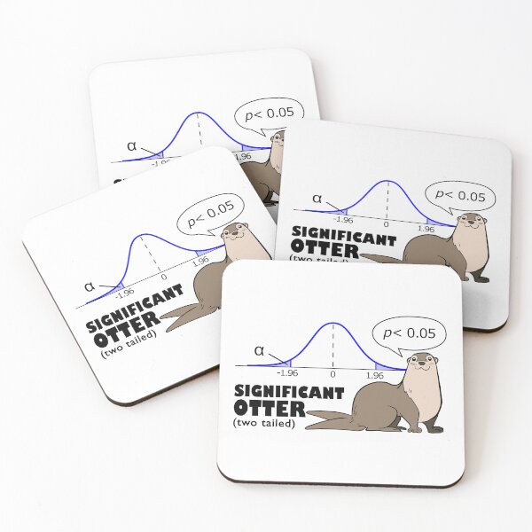 Item preview, Significant otter (two tailed) - on white designed and sold by Groenendijk.