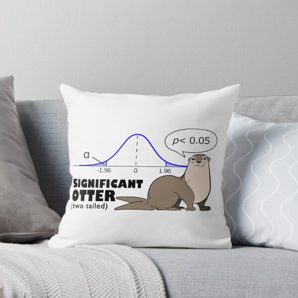 Item preview, Significant otter (two tailed) - on white designed and sold by Groenendijk.