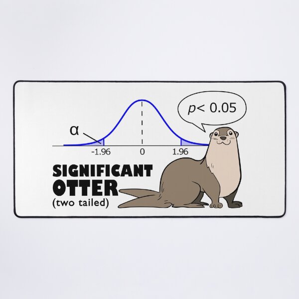 Item preview, Significant otter (two tailed) - on white designed and sold by Groenendijk.