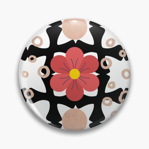 Item preview, Pink Flower Grid designed and sold by Project182500.