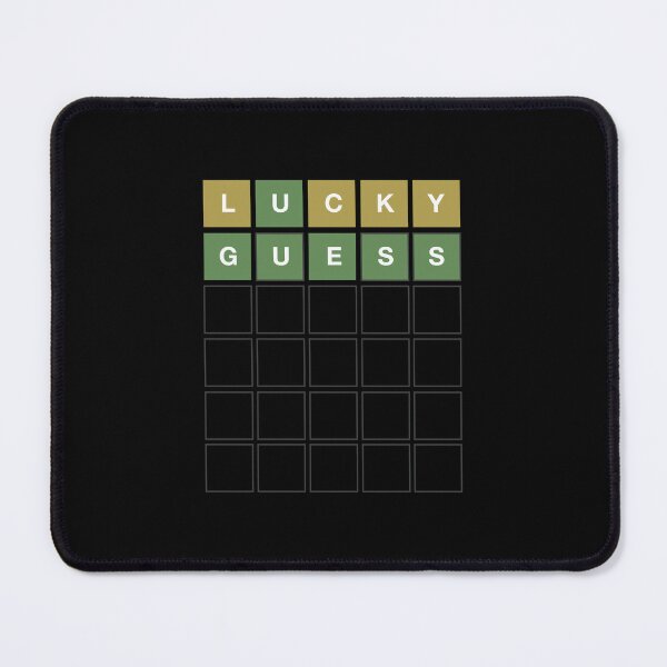 Item preview, Wordle Lucky Guess - Funny Wordl Grid Word Game Design designed and sold by MintGubbins.