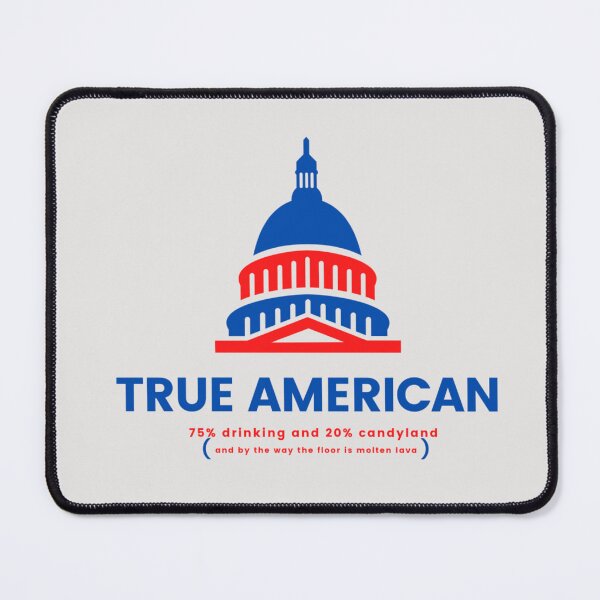 Item preview, True American Quote | New Girl Inspired | Sticker DIY cosplay fandom | Heckinfarout designed and sold by Two Otters Co.