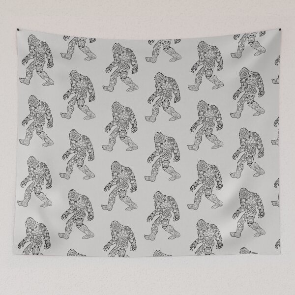 Item preview, Mandala Bigfoot designed and sold by MeaganBragwell.
