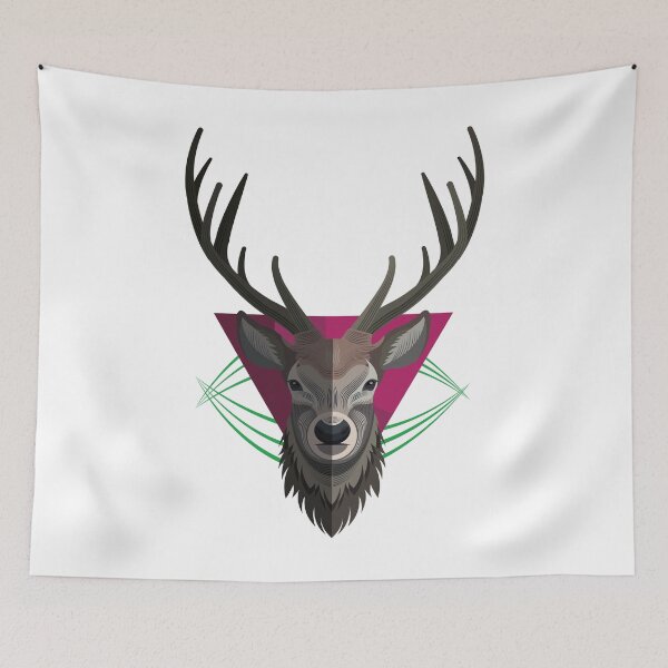 Item preview, Black & Brown-tail Deer in Face! Be Wild designed and sold by 7-Studio.