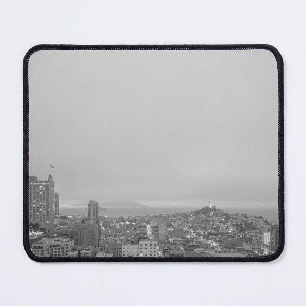 Item preview, San Francisco City View at Dusk, San Francisco, California - Black & White #2 designed and sold by ywphotos.